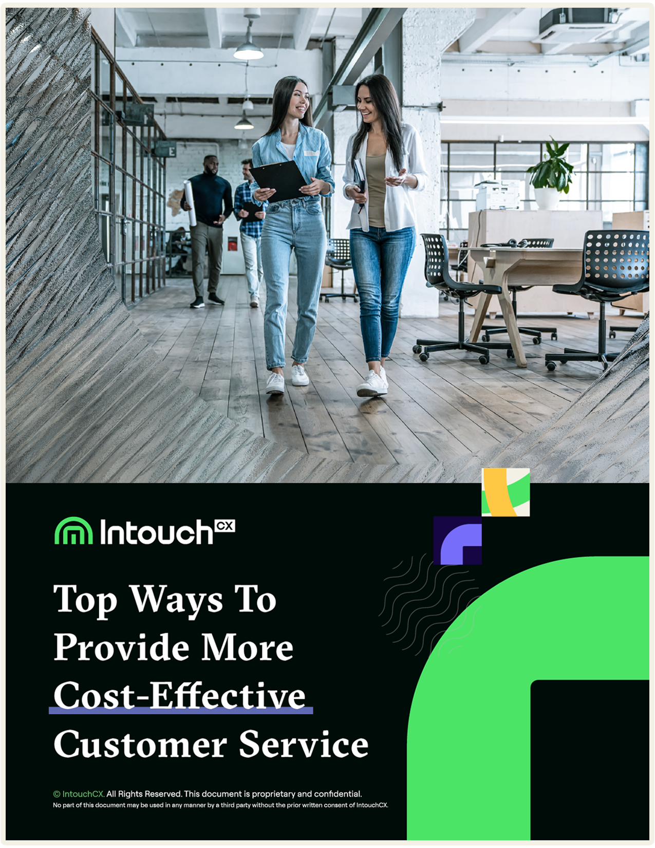 IntouchCX - Guide - Top Ways to Provide More Cost-Effective Customer Service - Cover (Outlined) (2)
